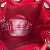 Rare Chanel Decacoco Mini Bucket Bag in Red