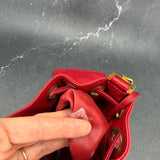 Rare Chanel Decacoco Mini Bucket Bag in Red